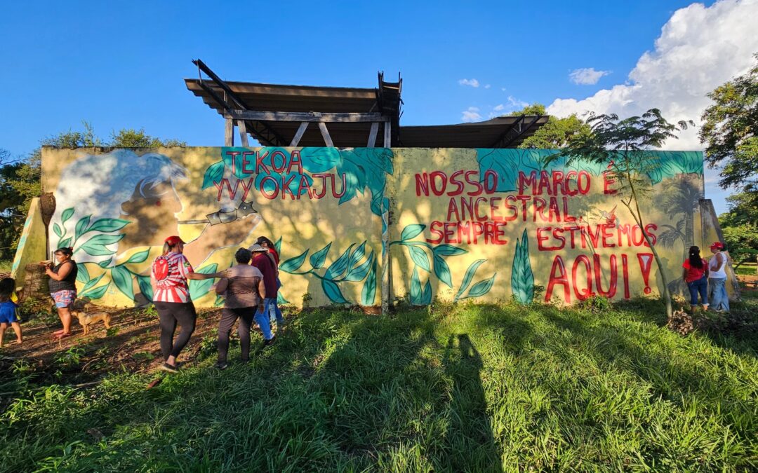 Oficina de muralismo “Direito à Cultura para os povos do campo, águas e florestas”
