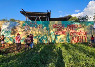 Oficina de muralismo “Direito à Cultura para os povos do campo, águas e florestas”